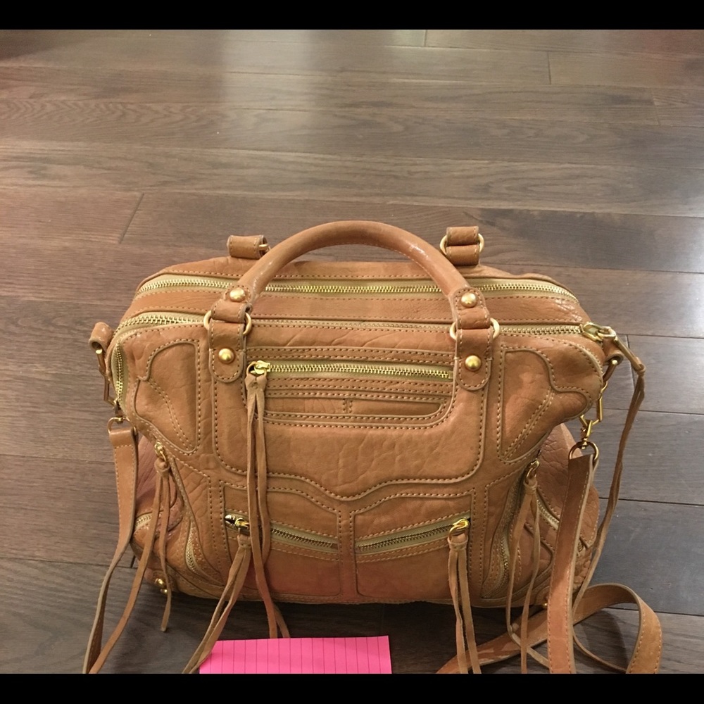 Rebecca Minkoff Love Spell Satchel in Tan